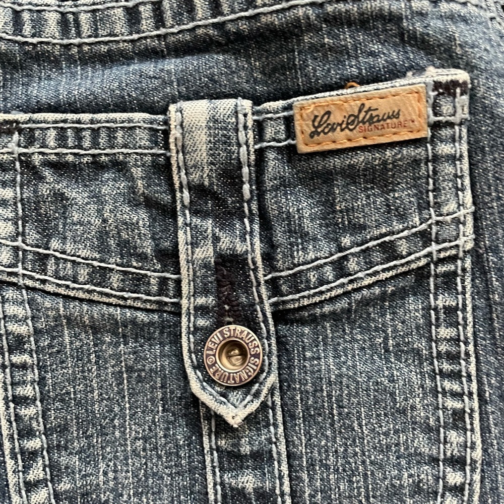 NWOT LEVI STRAUSS MISSES SIGNATURE CUTE POCKET DENIM - Picture 8 of 12